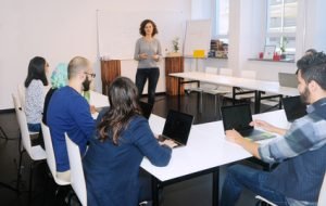 Flüchtlinge beim Studium